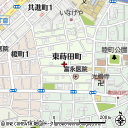 神奈川県横浜市南区東蒔田町周辺の地図