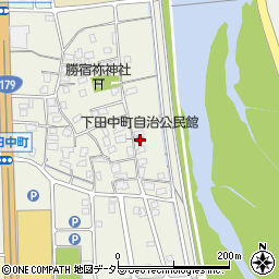 鳥取県倉吉市下田中町155周辺の地図