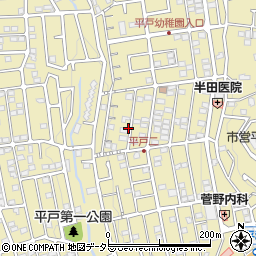 神奈川県横浜市戸塚区平戸周辺の地図
