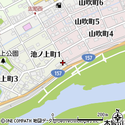 岐阜県岐阜市池ノ上町1丁目1周辺の地図