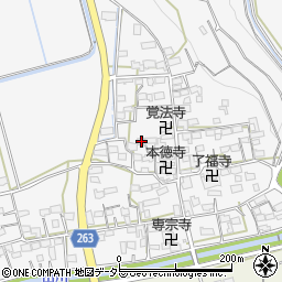 滋賀県長浜市中野町596周辺の地図