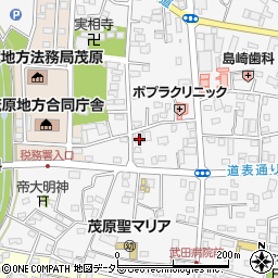 千葉県茂原市高師1002周辺の地図