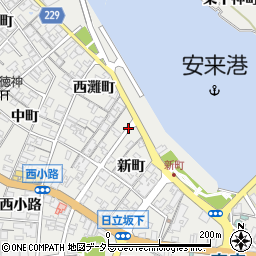 安来港線周辺の地図