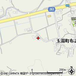 島根県松江市玉湯町布志名536周辺の地図