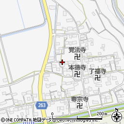 滋賀県長浜市中野町598周辺の地図