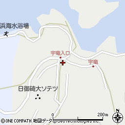 島根県出雲市大社町宇龍西町周辺の地図