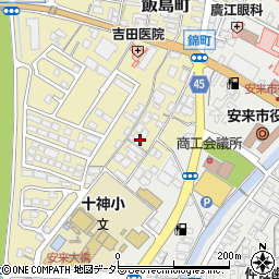 島根県安来市飯島町1628周辺の地図