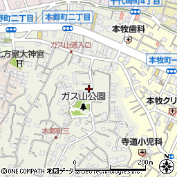 ナビパーク横浜本郷町第２駐車場周辺の地図