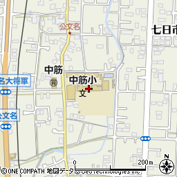 舞鶴市立中筋小学校周辺の地図