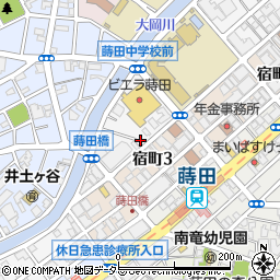 西田装美本社ビル周辺の地図