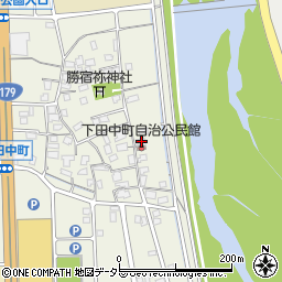 鳥取県倉吉市下田中町157周辺の地図