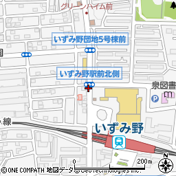 いずみ野駅前北側周辺の地図