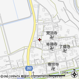 滋賀県長浜市中野町597周辺の地図