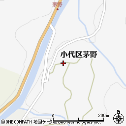 兵庫県美方郡香美町小代区茅野509周辺の地図