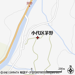 兵庫県美方郡香美町小代区茅野428周辺の地図