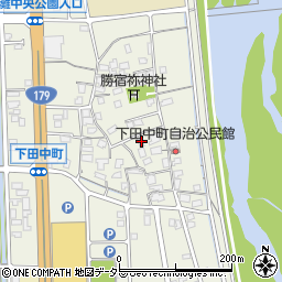 鳥取県倉吉市下田中町125周辺の地図