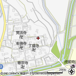 滋賀県長浜市中野町周辺の地図