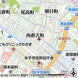 鳥取県米子市西倉吉町周辺の地図