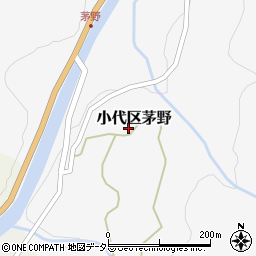 兵庫県美方郡香美町小代区茅野430周辺の地図