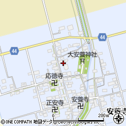 滋賀県長浜市安養寺町周辺の地図