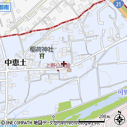 岐阜県可児市中恵土1570周辺の地図