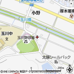 神奈川県厚木市小野97周辺の地図