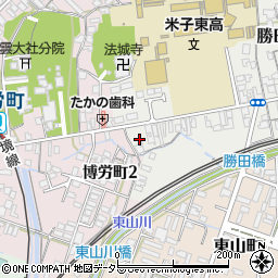 鳥取県米子市勝田町244周辺の地図