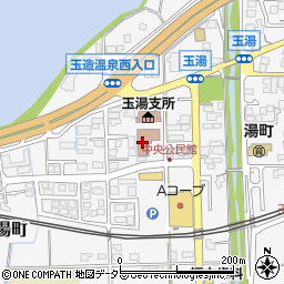 松江市玉湯町公民館周辺の地図