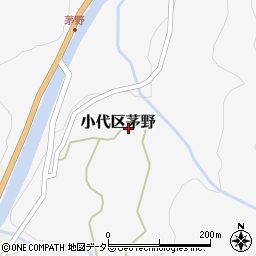 兵庫県美方郡香美町小代区茅野463周辺の地図