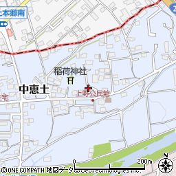 岐阜県可児市中恵土1573周辺の地図