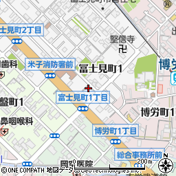 鳥取県米子市冨士見町1丁目96周辺の地図