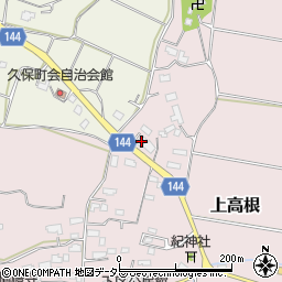 千葉県市原市上高根538周辺の地図