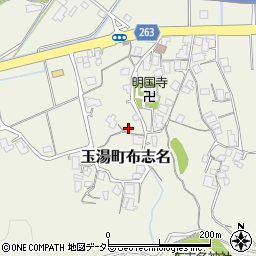 島根県松江市玉湯町布志名360周辺の地図