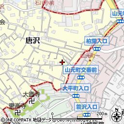 神奈川県横浜市南区唐沢73周辺の地図