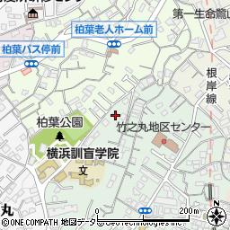 神奈川県横浜市中区竹之丸186周辺の地図