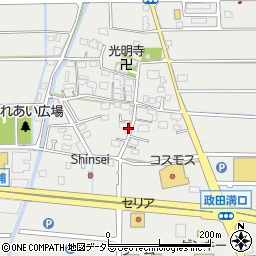 岐阜県本巣市政田1488-1周辺の地図