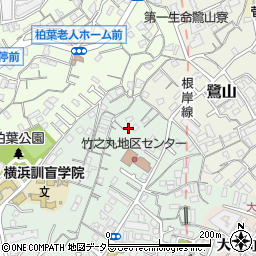 神奈川県横浜市中区竹之丸142周辺の地図