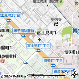 鳥取県米子市冨士見町1丁目60周辺の地図
