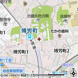 鳥取県米子市博労町2丁目2周辺の地図