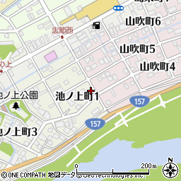 岐阜県岐阜市池ノ上町1丁目19周辺の地図