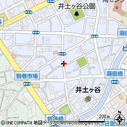 神奈川県横浜市南区井土ケ谷下町周辺の地図
