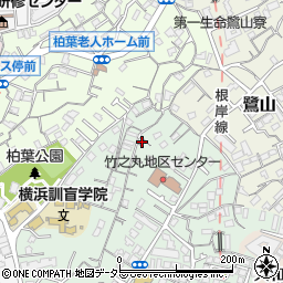 神奈川県横浜市中区竹之丸143周辺の地図