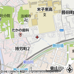 鳥取県米子市勝田町254周辺の地図