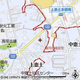 岐阜県可児市中恵土1809周辺の地図