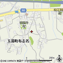島根県松江市玉湯町布志名219周辺の地図