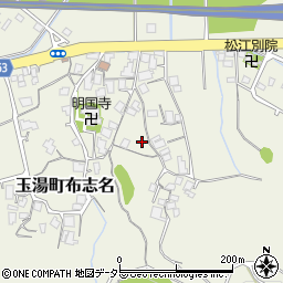 島根県松江市玉湯町布志名221周辺の地図
