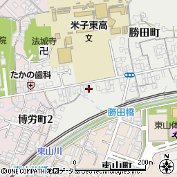 鳥取県米子市勝田町266周辺の地図