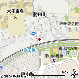 鳥取県米子市勝田町372周辺の地図