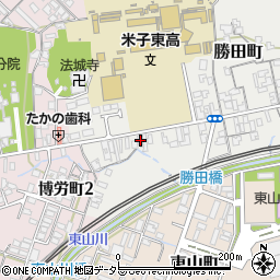 鳥取県米子市勝田町258周辺の地図