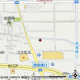 岐阜県本巣市政田1210周辺の地図